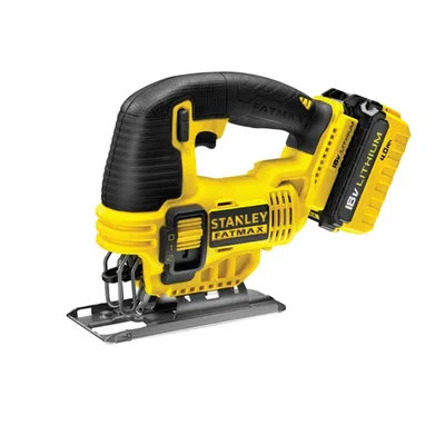 Акумулаторен прободен трион зеге Stanley с 2 батерии и зарядно, 18 V, 4 Ah, 0-2500 хода/мин, 19 мм, FMC650M2
