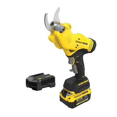 Акумулаторна лозарска ножица Stanley    с 1 батерия и зарядно, 18 V, 4 Ah, ф 32 мм, SFMCPP32M1