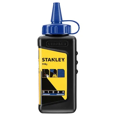 Боя за зидарска чертилка Stanley тебеширен прах синя  115 г, 1-47-403