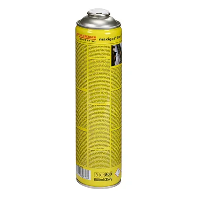 Флакон Rothenberger с пропан-бутан с клапан  7/16", 352 г, 600 мл, Maxigas 400