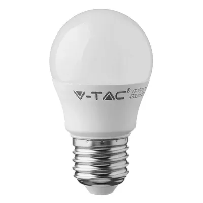 LED крушка V-TAC E27 студено бяла  5.5 W, 6400 K, 230 V, Bulb LED
