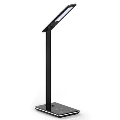 LED лампа V-TAC настолна с безжично зареждане на GSM 5 W, 445 мм, 100-240 V, VT-7405-B-N