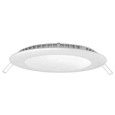 LED панел V-TAC за вграждане  6 W, ф 120х25 мм, бял, 6000 K, 230 V, Premium