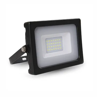 LED прожектор V-TAC 20 W, 230 V, 6400 K, черен, VT-4922