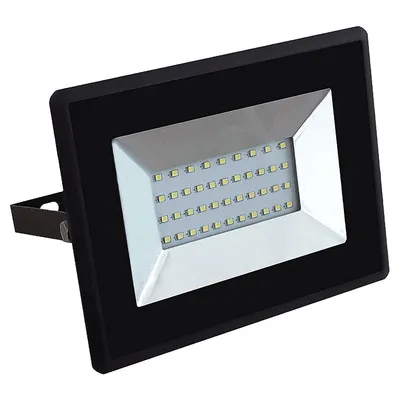 LED прожектор V-TAC 30 W, 230 V, 6500 K, черен, VT-4031