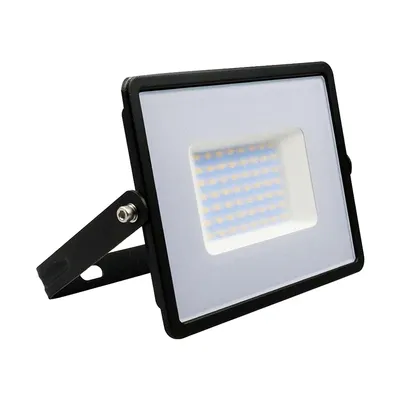 LED прожектор V-TAC 50 W, 230 V, 4000 K, черен, VT-4051