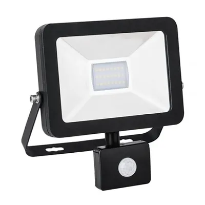 LED прожектор V-TAC със сензор за движение 10 W, 230 V, 6400 K, бял, VT-10-S