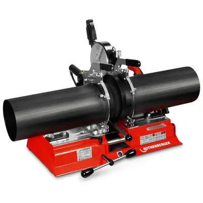 Машина за челно заваряване Rothenberger на тръби PE, PB, PP и PVDF   500 W, 40-160 мм, 290 °C, Roweld P160 Saniline