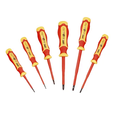 Комплект електротехнически отвертки Fervi SB/PH 6 бр., CI80/006