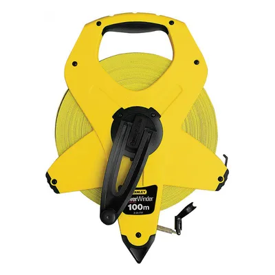 Ролетка за големи дължини Stanley с ръкохватка  100 м, 2-34-777