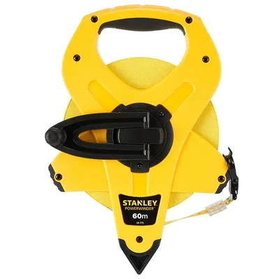 Ролетка за големи дължини Stanley с ръкохватка  60 м, 2-34-775
