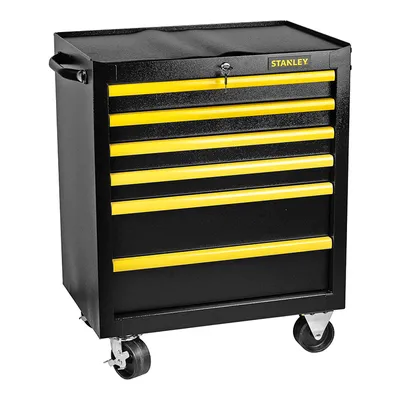 Шкаф Stanley метален подвижен  680x460x860 мм, 300 кг, черно и жълто, STST98182-1