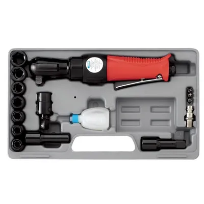 Пневматична тресчотка Fervi комплект 6 bar, 65 Nm, квадрат, 1/2", 0046