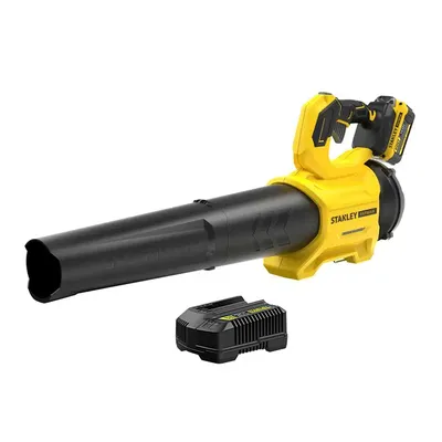 Акумулаторна въздуходувка Stanley с 1 батерия и зарядно, 18 V, 4 Ah, 696 м3/ч, SFMCBL730M1