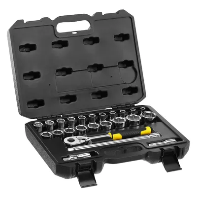 Гедоре комплект Stanley вложки с тресчотка 24 бр., 8-32 мм х 1/2", STMT82830-1