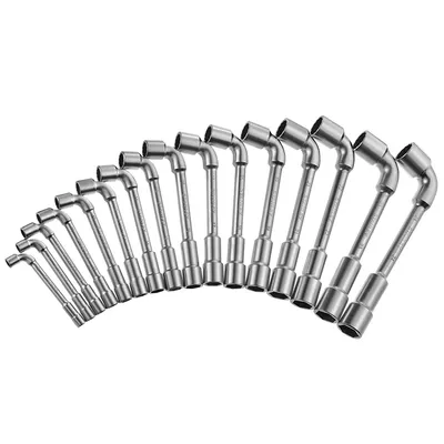 Глух ключ Stanley 6-стен/12-стен Г-образен 8-24 мм, 16 бр., 1-17-386