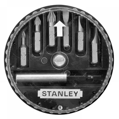 Комплект битове Stanley PZ/SB с магнитен държач 1/4", 25 мм, 6 бр., 1-68-738
