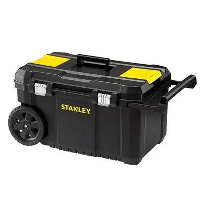 Куфар Stanley за инструменти пластмасов на колела 670x405x345 мм, 30 кг, черен, STST1-80150
