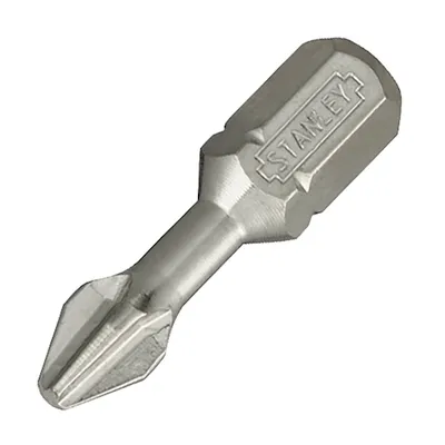 Накрайник бит PH Stanley Philips кръстат PH 2, 1/4", 25 мм, 6 бр., Gamme PRO