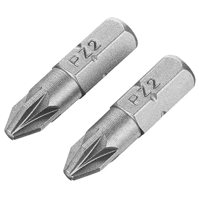 Накрайник бит PZ Stanley Pozidriv кръстат PZ 2, 1/4", 25 мм, 2 бр., STA61041