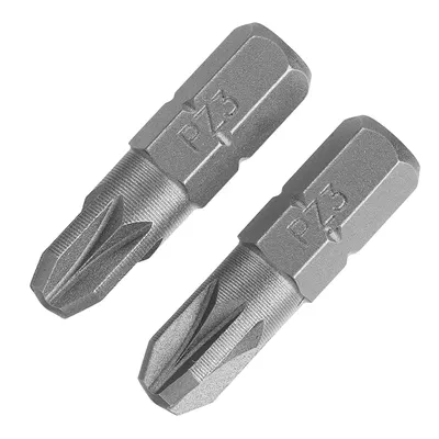 Накрайник бит PZ Stanley Pozidriv кръстат PZ 3, 1/4", 25 мм, 2 бр., STA61042