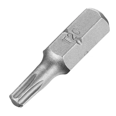 Накрайник бит TX Stanley Torx TX 20, 1/4", 25 мм, 2 бр., STA61062