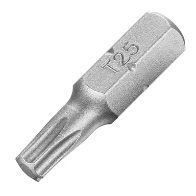 Накрайник бит TX Stanley Torx TX 25, 1/4", 25 мм, 2 бр., STA61063