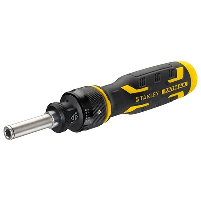 Магнитна отвертка-държач Stanley с тресчотка 1/4"х115 мм, FMHT62692-0