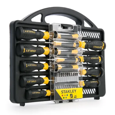 Комплект отвертки Stanley PH/PZ/SB/TX 34 бр., STHT0-62141