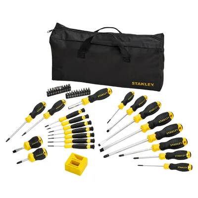 Комплект отвертки и накрайници Stanley 42 бр., STHT0-62113