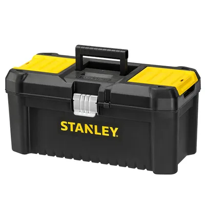 Пластмасов куфар Stanley за инструменти 406x205x195 мм, 6 кг, черен, STST1-75518