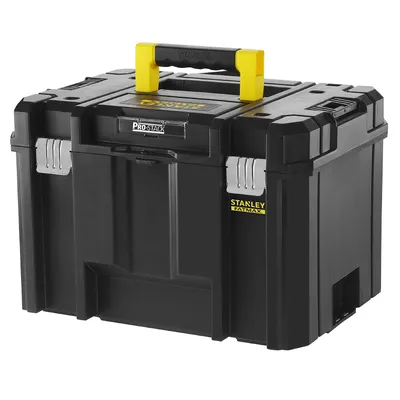 Пластмасов куфар Stanley за инструменти 440х332х302 мм, 30 кг, черен, FMST1-71971