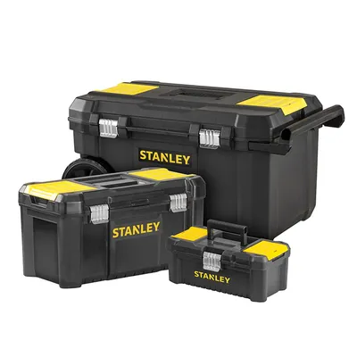 Пластмасов куфар Stanley за инструменти комплект   3 бр., 40/8/4 кг, STST1-81065