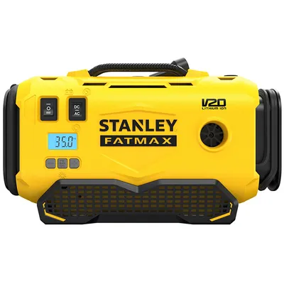 Помпа Stanley за помпане на гуми за помпане на гуми без батерия и зарядно, 18 V, 11 bar, SFMCE520B