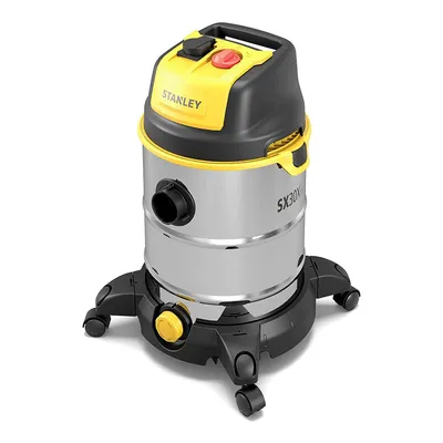 Прахосмукачка Stanley за сухо и мокро почистване  1600 W, 1980 л/мин, 30 л, SXVC30XTDE