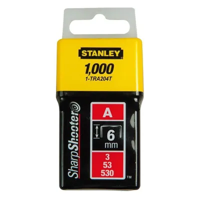 Скоби за такери Stanley  тип A53, 11.3x0.75x10 мм, 1000 бр., 1-TRA206T