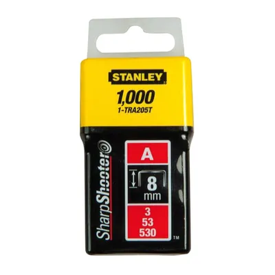 Скоби за такери Stanley  тип A53, 11.3x0.75x14 мм, 1000 бр., 1-TRA209T
