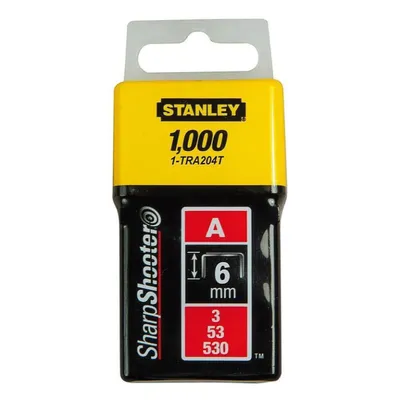 Скоби за такери Stanley  тип A53, 11.3x0.75x6 мм, 1000 бр., 1-TRA204T