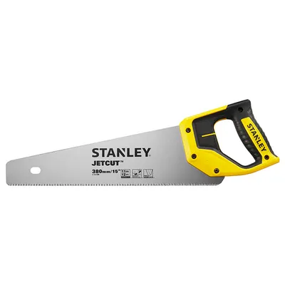 Дърводелски трион Stanley със закалени зъби  380 мм, 11 TPI, 2-15-594