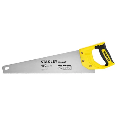 Дърводелски трион Stanley със закалени зъби  450 мм, 11 TPI, STHT20370-1