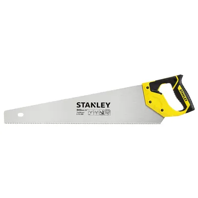 Дърводелски трион Stanley със закалени зъби  500 мм, 7 TPI, 2-15-288