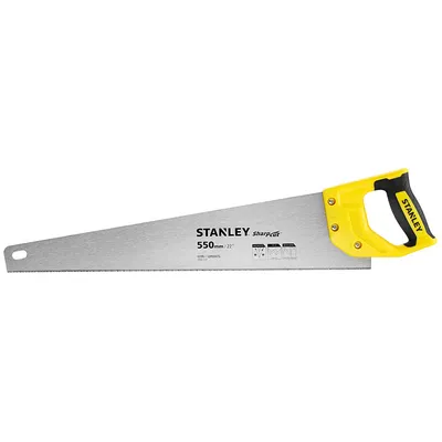 Дърводелски трион Stanley със закалени зъби  550 мм, 11 TPI, STHT20372-1