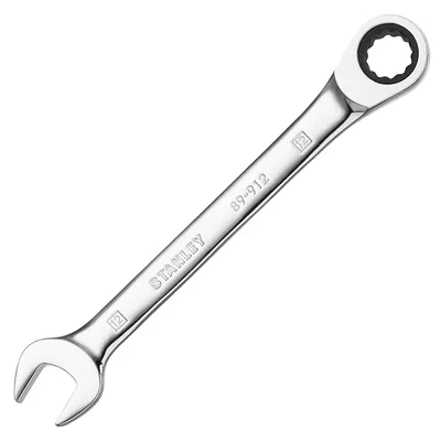 Звездогаечен ключ Stanley 6-стен/тресчотка 12 мм, 216 мм, ISO 1711-1, ISO 21982, ISO 691, STMT89912-0