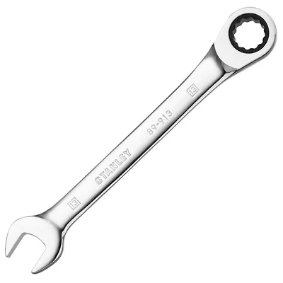 Звездогаечен ключ Stanley 6-стен/тресчотка  13 мм, 226 мм, ISO 1711-1, ISO 21982, ISO 691, STMT89913-0