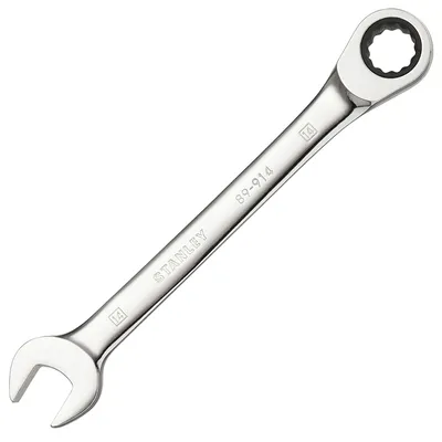 Звездогаечен ключ Stanley 6-стен/тресчотка  14 мм, 242 мм, ISO 1711-1, ISO 21982, ISO 691, STMT89914-0