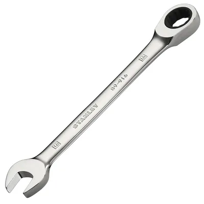 Звездогаечен ключ Stanley 6-стен/тресчотка 16 мм, 267 мм, ISO 1711-1, ISO 21982, ISO 691, STMT89916-0