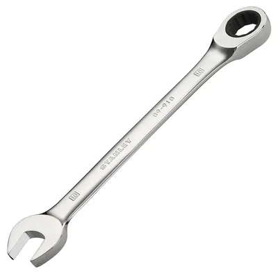 Звездогаечен ключ Stanley 6-стен/тресчотка 18 мм, 296 мм, ISO 1711-1, ISO 21982, ISO 691, STMT89918-0