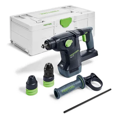 Акумулаторен перфоратор Festool с безчетков двигател  без батерия и зарядно, SDS-plus, 18 V, 2.6 J, 0-4350 уд./мин, KHC 18 EB-Basic