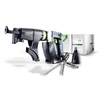 Акумулаторен винтоверт Festool за сухо строителство без батерия и зарядно, 18 V, 14 Nm, 1/4", шестостен, Duradrive DWC 18-4500 Li-Basic