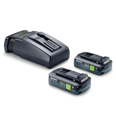 Акумулаторна батерия Festool Li-Ion със зарядно у-во   18 V, 4 Ah, 2 бр., 